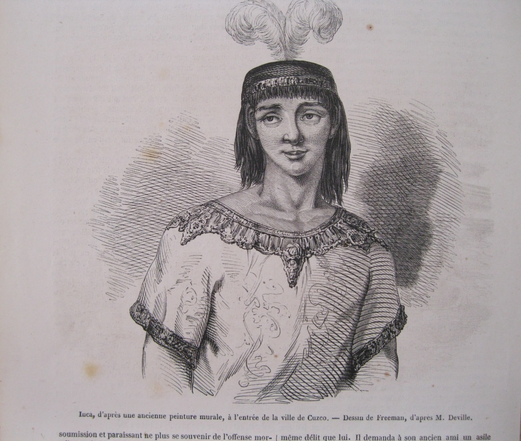 Retrato de un noble inca (Perú), 1851